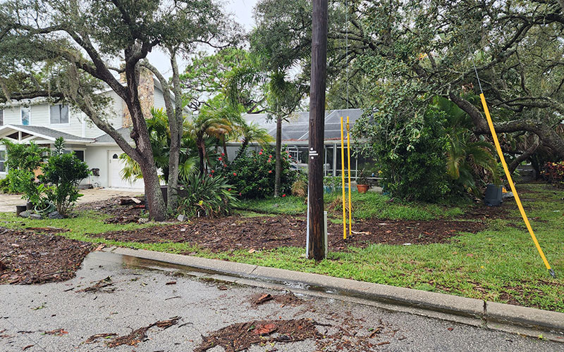 After flood waters recede photo